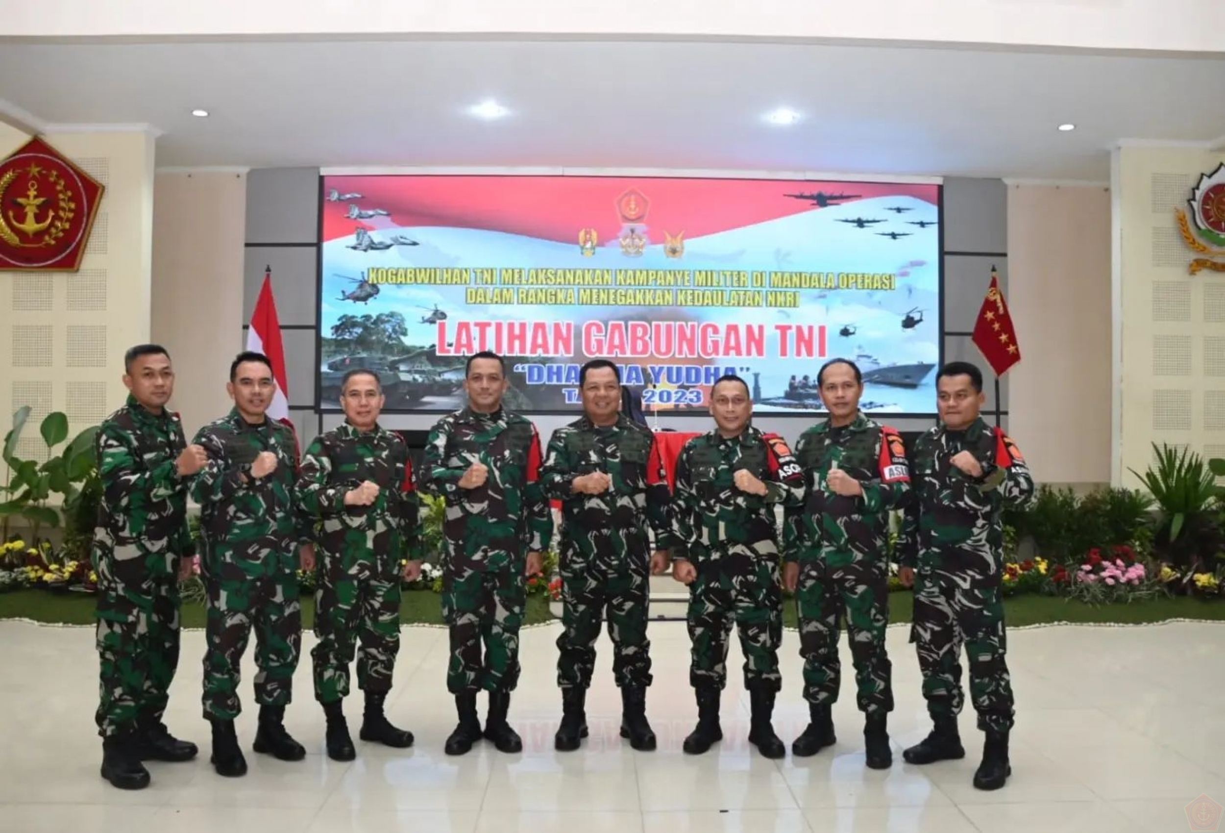 Mayjen Tni Farid Makruf Sebagai Pangkogasratgab Dalam Latihan Perang