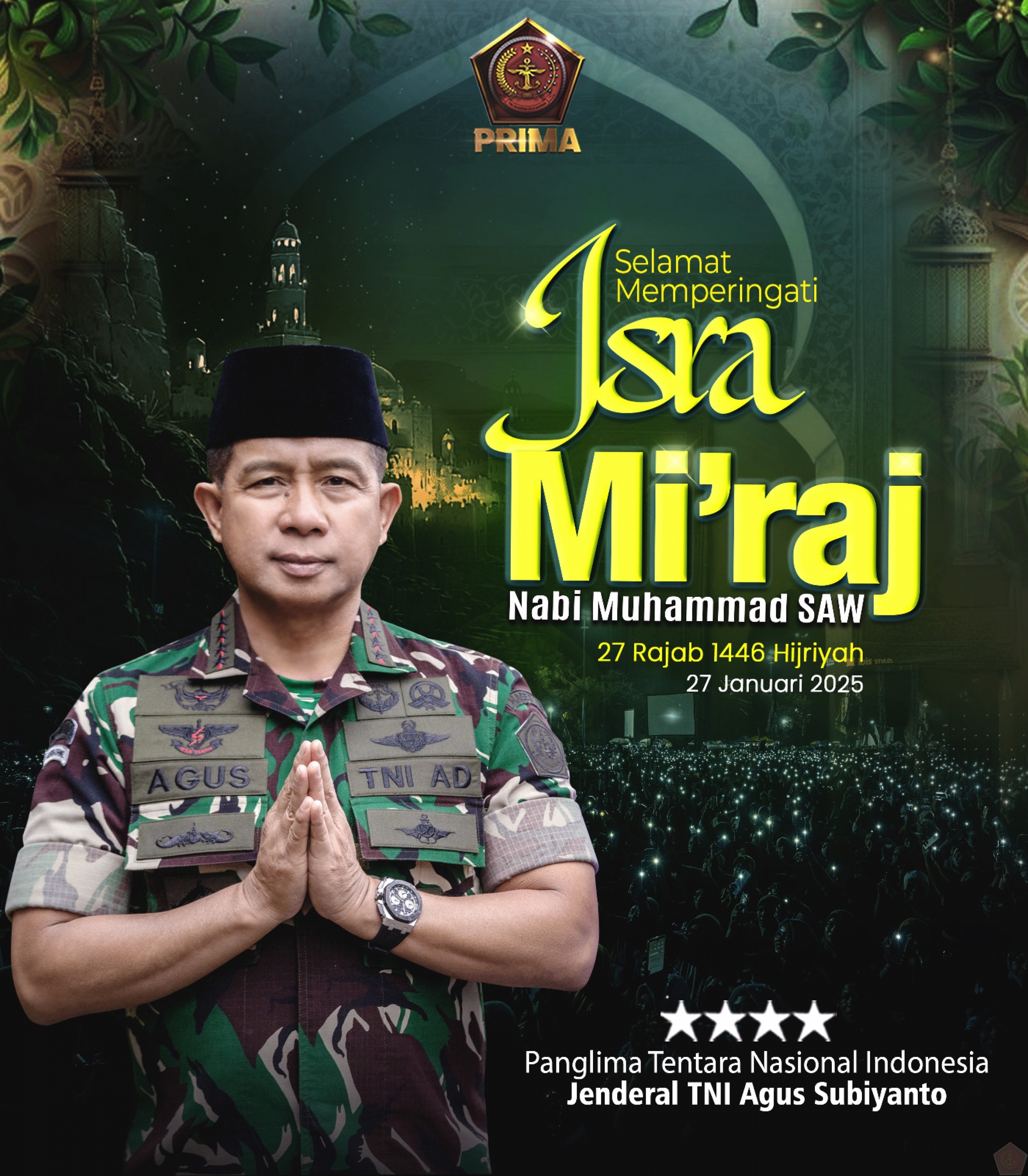 Selamat Memperingati Isra Miraj Nabi Muhammad SAW | Website Tentara ...