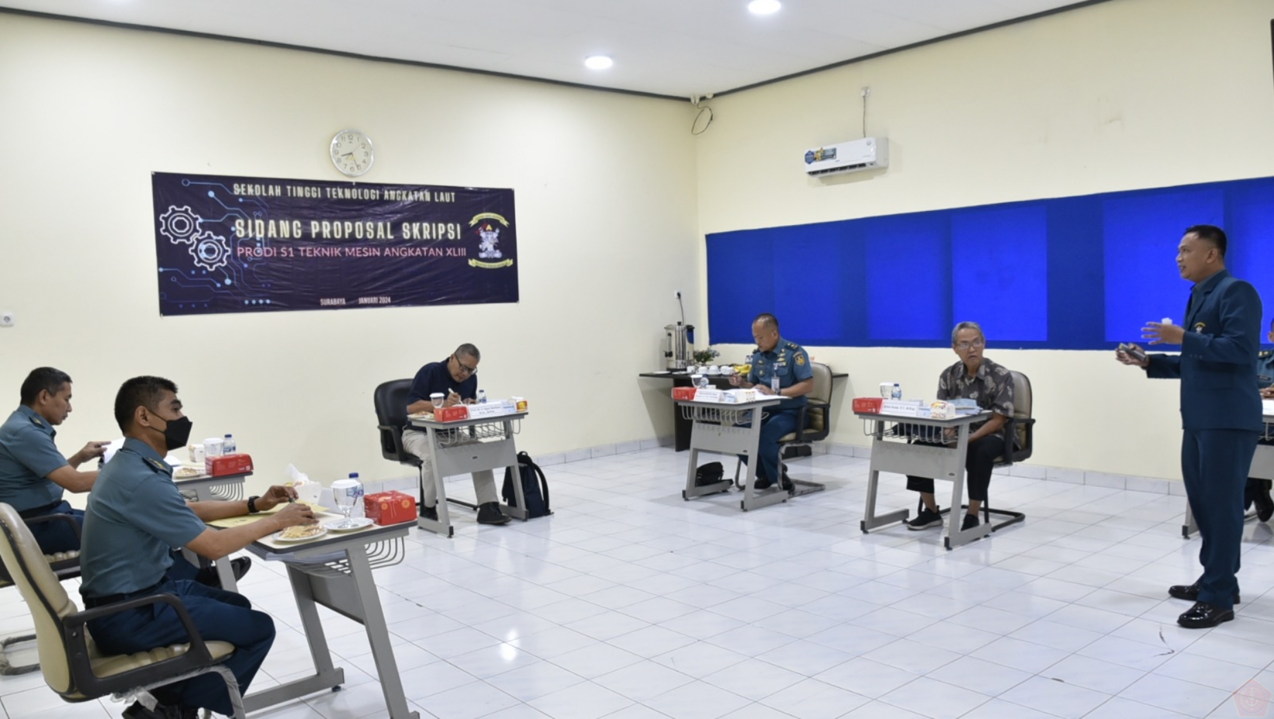 Mahasiswa Prodi S1 Teknik Mesin Angkatan 43 STTAL Laksanakan Ujian ...