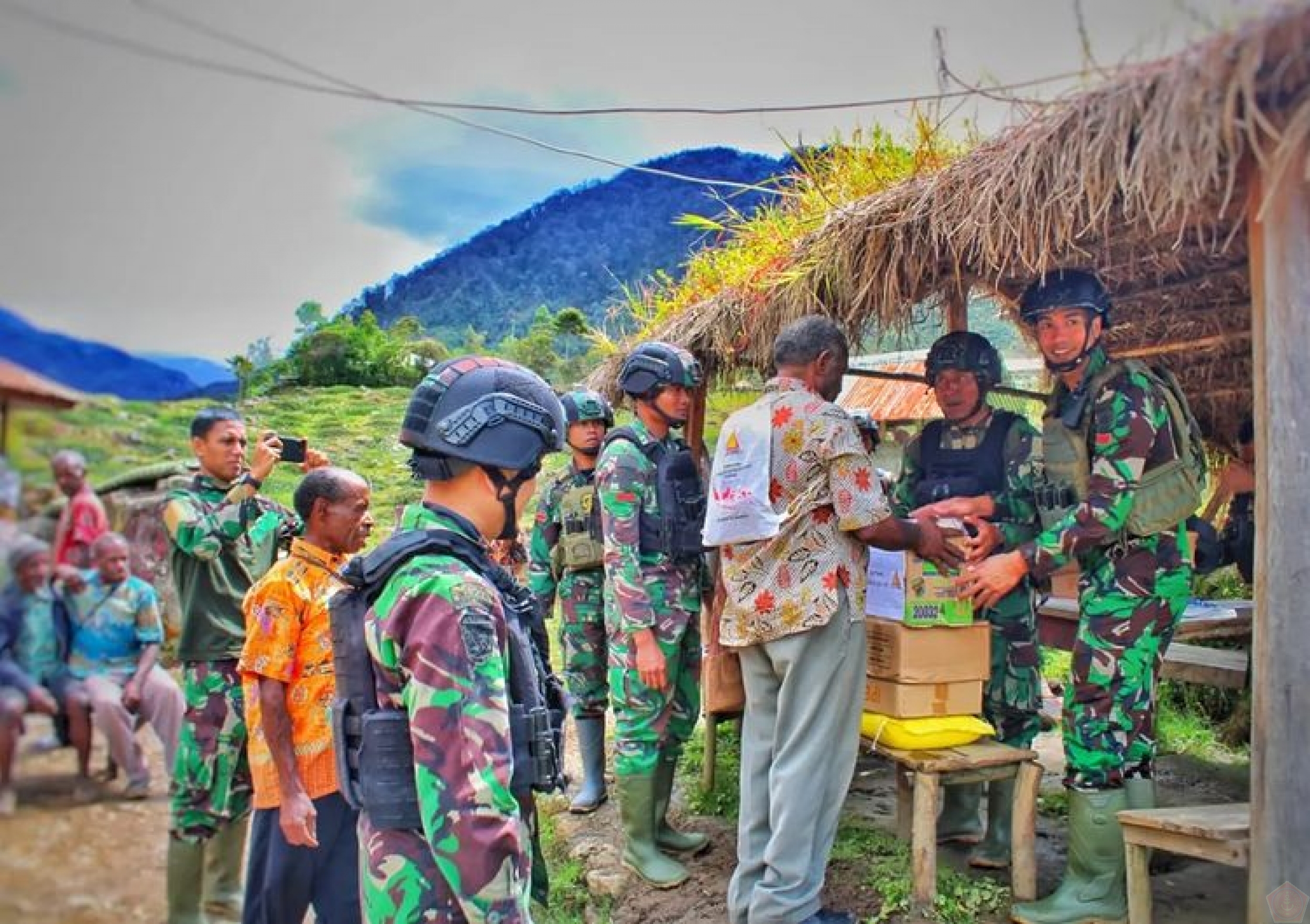 Peringati HUT Ke-57 Divisi Infanteri 1 Kostrad, Satgas Yonif R 321 ...