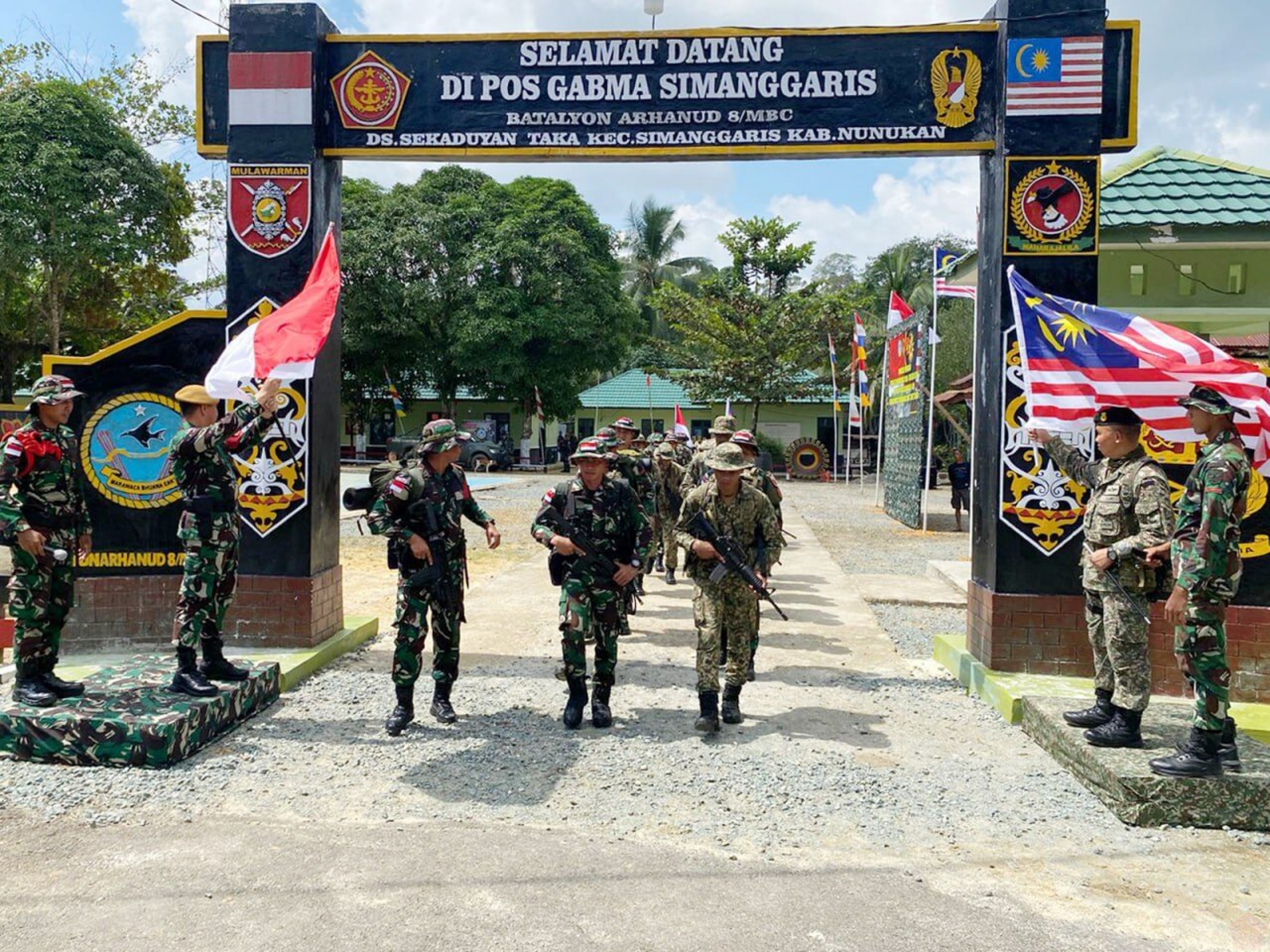 Upacara Pembukaan Patroli Terkoordinasi Satgas Yonarhanud 8/MBC dan ...