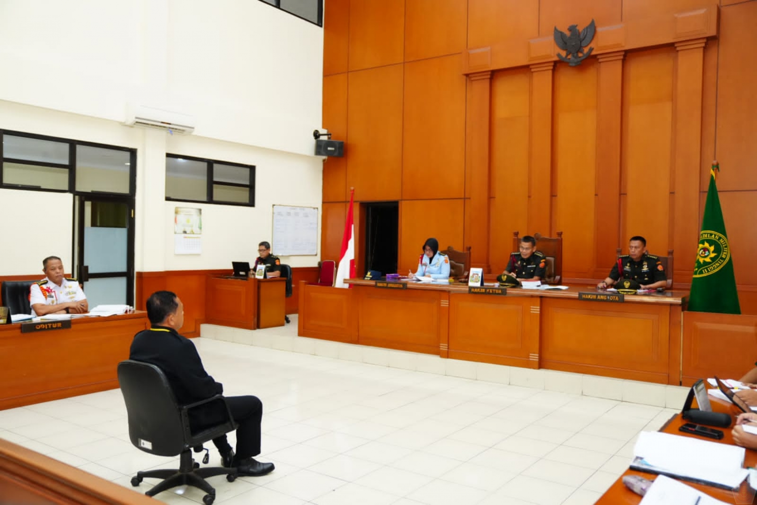 Proses Sidang Korupsi Dana Pendidikan TNI